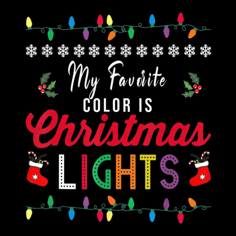 My Favorite Color Is Christmas Lights Xmas 2022 Adjustable Cap by cm-arts | Artistshot