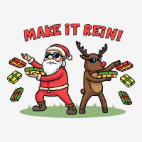 Make It Rein Funny Santa Reindeer Presents Pajama Gift Kids Sweatshirt Adjustable Cap | Artistshot