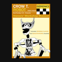 Crow T. Robot Owners Manual Portrait Canvas Print | Artistshot