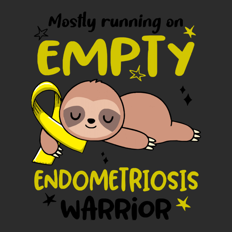 Endometriosis Awareness T  Shirt Mostly Running On Empty Endometriosis Exclusive T-shirt | Artistshot