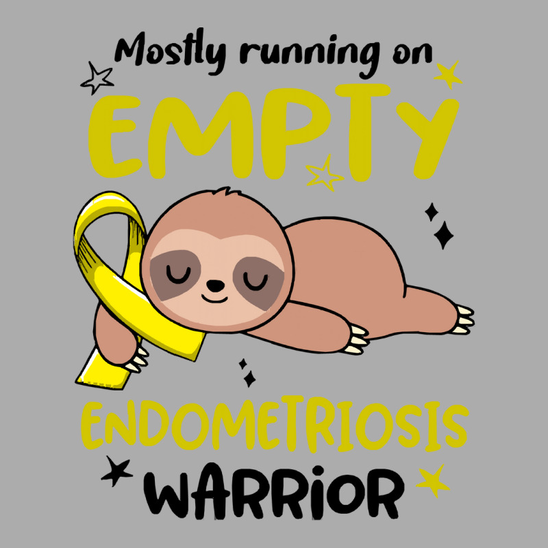 Endometriosis Awareness T  Shirt Mostly Running On Empty Endometriosis Men's T-shirt Pajama Set | Artistshot