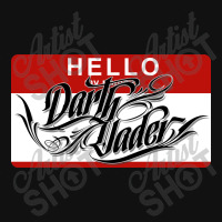 Hello My Name Is Darth Vader Baby Bibs | Artistshot