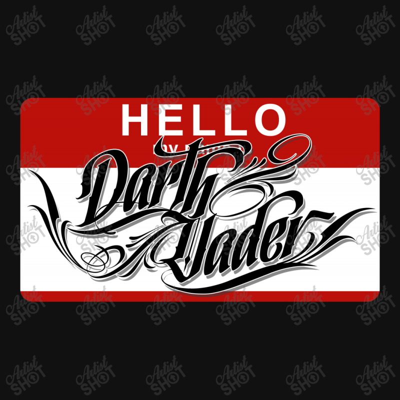 Hello My Name Is Darth Vader Baby Beanies | Artistshot