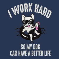 I Work Hard So My Dog Can Have A Better Life Dog Lover Ladies Denim Jacket | Artistshot