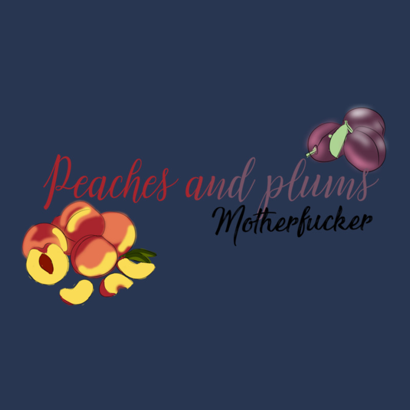 Peaches And Plums Motherfucker Ladies Denim Jacket by cm-arts | Artistshot