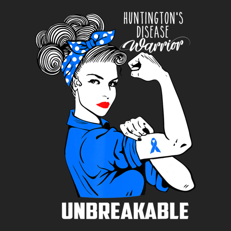 Huntington's Disease Awareness Unbreakable Warrior 3/4 Sleeve Shirt | Artistshot