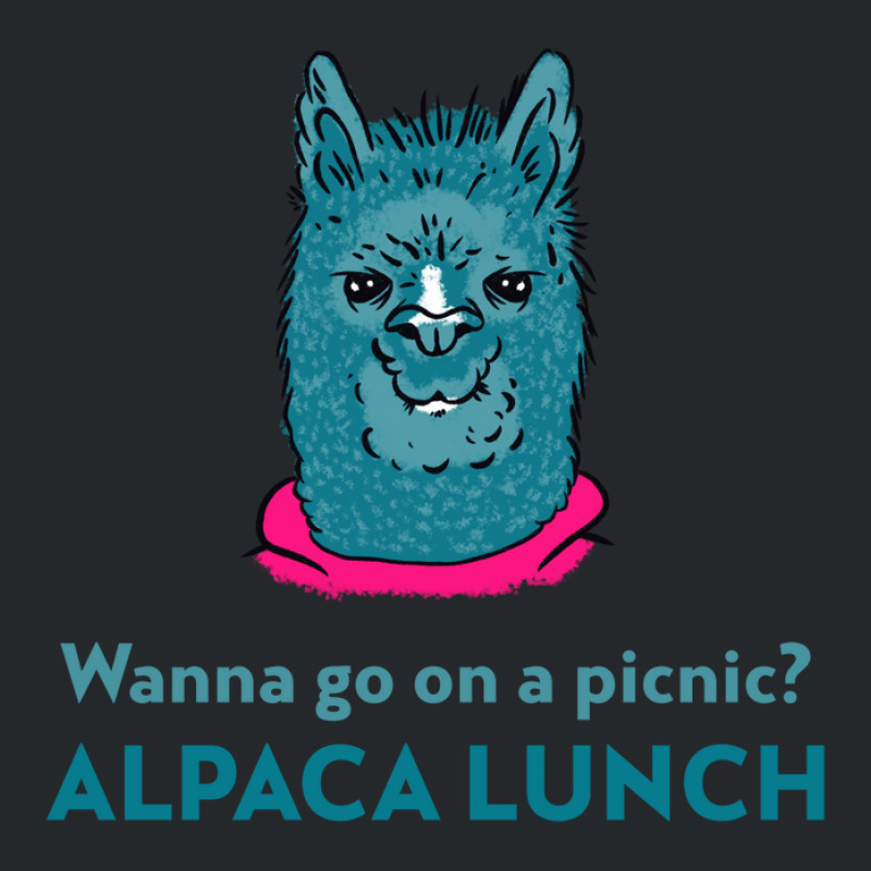 Wanna Go On A Picnic, Alpaca Lunch Crewneck Sweatshirt by JesseWatson | Artistshot