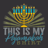 Hanukkah Thus Is My Pajamakah Hanukkah Pajama Jewish Holiday T Shirt Vintage Hoodie And Short Set | Artistshot