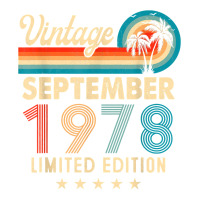 Vintage September 1978 44th Birthday Gifts T Shirt V-neck Tee | Artistshot