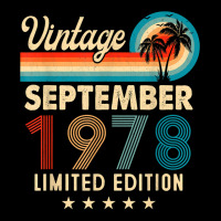 Vintage September 1978 44th Birthday Gifts T Shirt Men's Long Sleeve Pajama Set | Artistshot