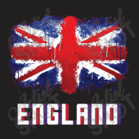 I Love England British English Union Jack Flag   Britain T-shirt | Artistshot