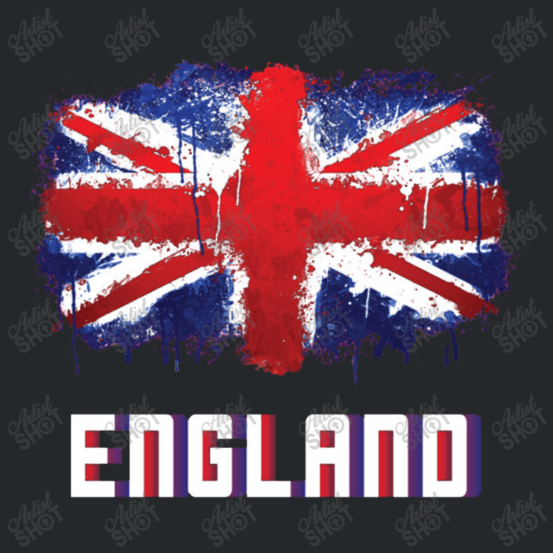 I Love England British English Union Jack Flag   Britain Crewneck Sweatshirt | Artistshot