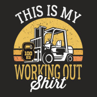 Funny Working Out Forklift Operator Ladies Fitted T-shirt | Artistshot