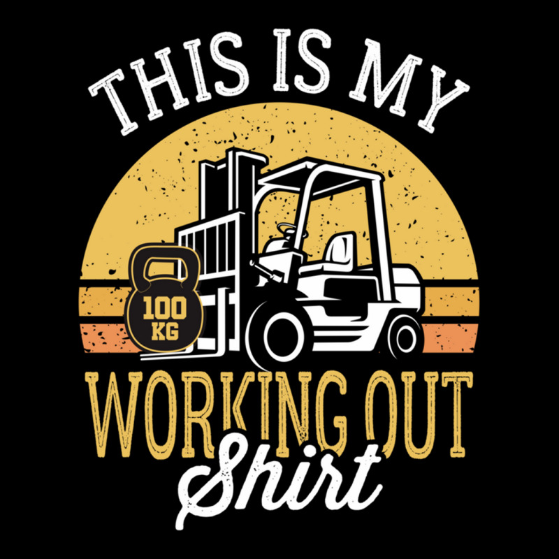 Funny Working Out Forklift Operator Cropped Sweater by cm-arts | Artistshot