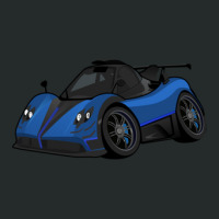 Pagani Zonda (blue) Women's Triblend Scoop T-shirt | Artistshot