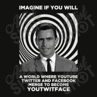 Imagine If You Will   Youtwitface Scorecard Crop Tee | Artistshot