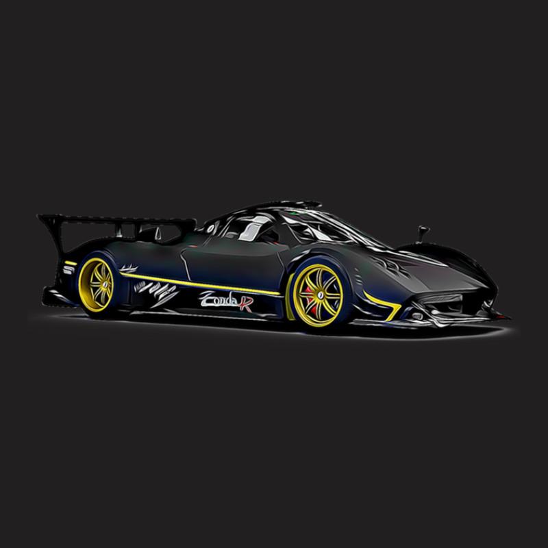 Pagani Zonda R Supercar Racing Cartoon T-Shirt by RickyRamshur | Artistshot