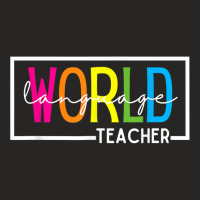 World Language Teacher T Shirt Ladies Fitted T-shirt | Artistshot