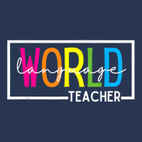 World Language Teacher T Shirt Ladies Denim Jacket | Artistshot