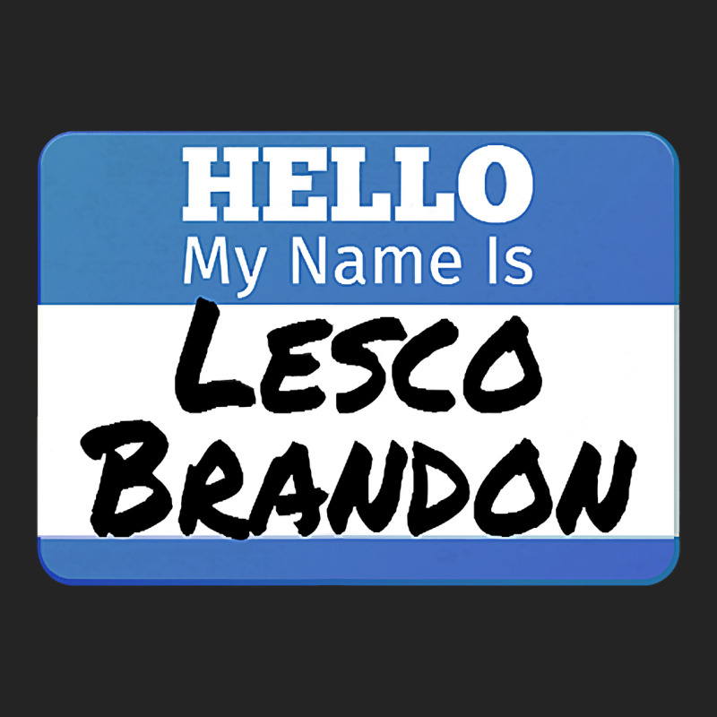 Hello My Name Is Lesco Brandon Funny Let S Go Brandon T Shirt 3/4 Sleeve Shirt | Artistshot