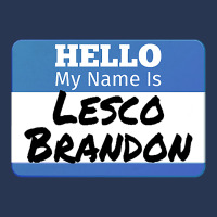 Hello My Name Is Lesco Brandon Funny Let S Go Brandon T Shirt Men Denim Jacket | Artistshot