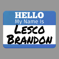 Hello My Name Is Lesco Brandon Funny Let S Go Brandon T Shirt Women's V-neck T-shirt | Artistshot