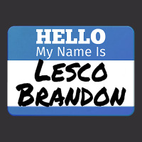 Hello My Name Is Lesco Brandon Funny Let S Go Brandon T Shirt Vintage Hoodie | Artistshot