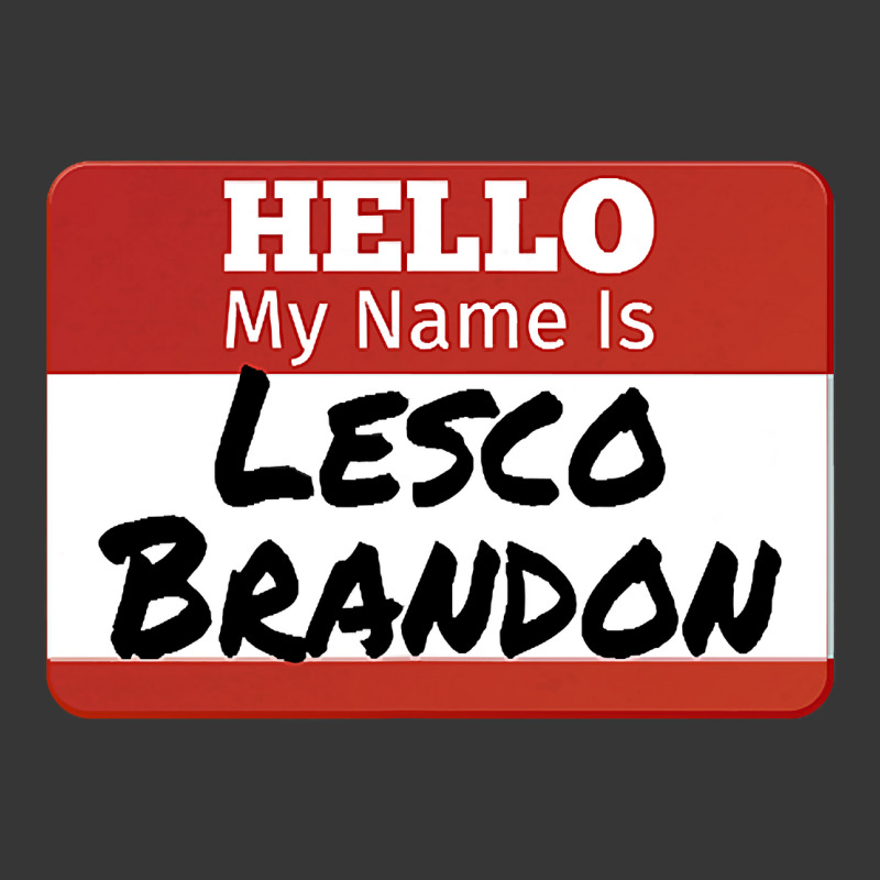 Hello My Name Is Lesco Brandon Funny T Shirt Toddler Hoodie | Artistshot