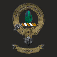 Clan Lamont Scottish Pride Family Coat Of Arms Ladies Fitted T-shirt | Artistshot