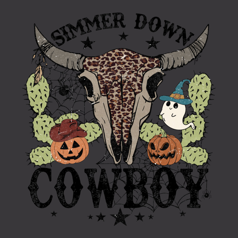 Halloween Howdy Rodeo Simmer Down Cowboy Western Vintage Retro Ladies Curvy T-shirt | Artistshot