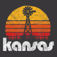 Vintage Kansas Distressed 80's Sun & Windmill Ladies Curvy T-shirt | Artistshot