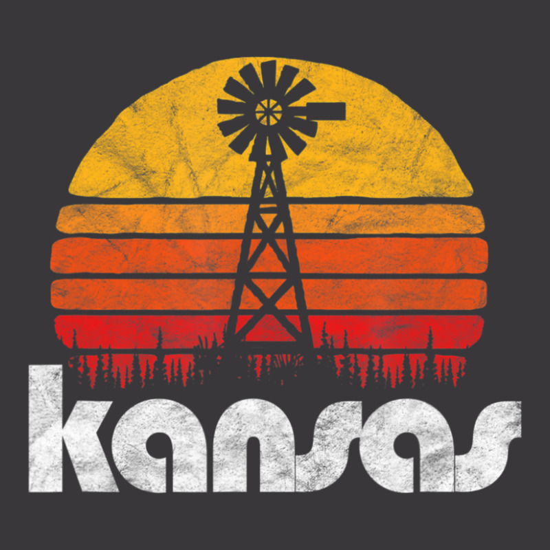 Vintage Kansas Distressed 80's Sun & Windmill Ladies Curvy T-Shirt by Kosdapen517 | Artistshot