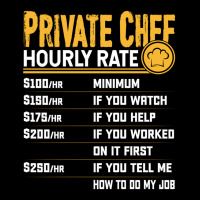 Private Chef Hourly Rate Funny Private Cook Culinary Cooking Long Slee Adjustable Cap | Artistshot