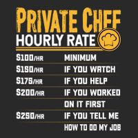 Private Chef Hourly Rate Funny Private Cook Culinary Cooking Long Slee Printed Hat | Artistshot