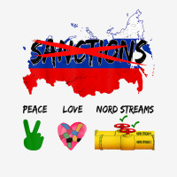 Peace Love And Nord Streams Remove All Sanctions On Russia T Shirt Toddler Hoodie | Artistshot