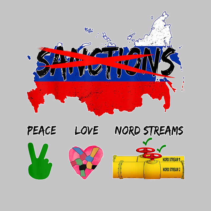 Peace Love And Nord Streams Remove All Sanctions On Russia T Shirt Baby Bodysuit by cipaehuwogi1 | Artistshot