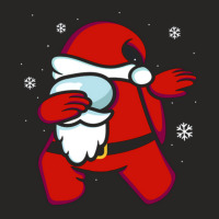 Dabbing Santa Claus Impostor Ladies Fitted T-shirt | Artistshot