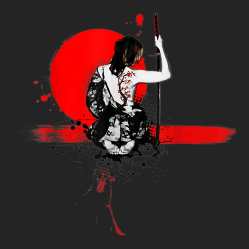 Geisha Japanese Samurai Woman Warrior Adult Unisex T Shirt 3/4 Sleeve Shirt | Artistshot