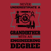 Never Underestimate A Grandfather With An Engineer Degree Long Sleeve Shirts | Artistshot