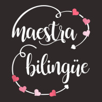 Womens Cute Maestra Bilingue Bilingual Spanish Teacher T Shirt Racerback Tank | Artistshot