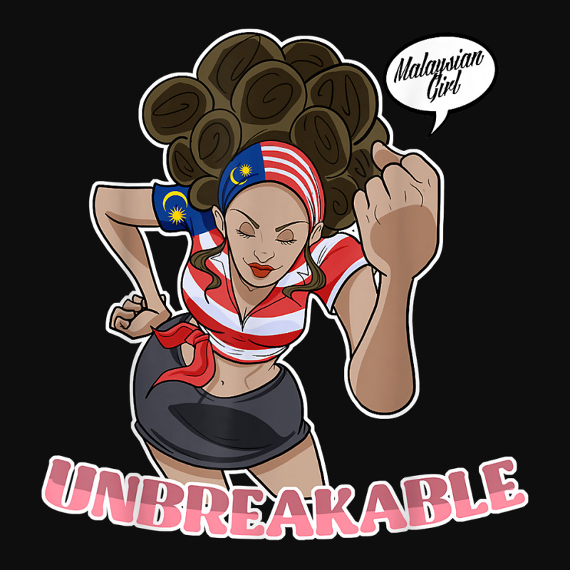 Malaysian Girl Unbreakable Malaysian Heritage Malaysia Flag T Shirt Crop Top by cm-arts | Artistshot