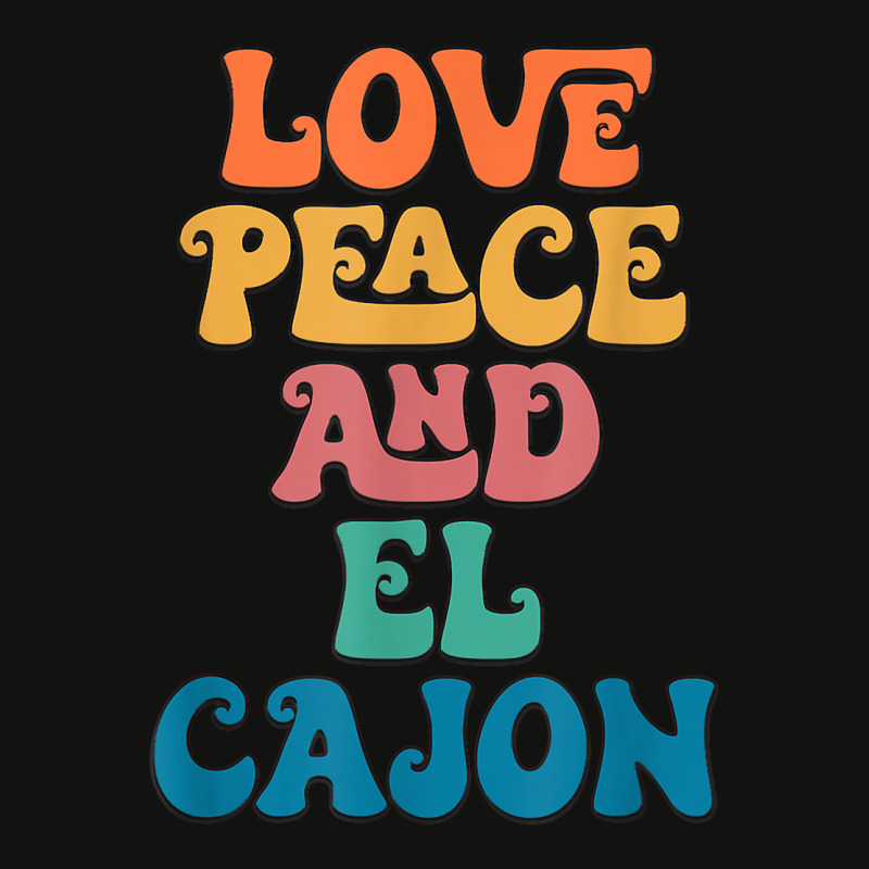 Love Peace And El Cajon California, Groovy El Cajon City T Shirt Scorecard Crop Tee by leiseyxlmorit | Artistshot