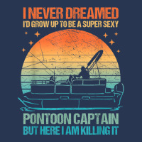 Boat Stuff Captain Funny Pontoon Boating Lake Ship T Shirt Men Denim Jacket | Artistshot