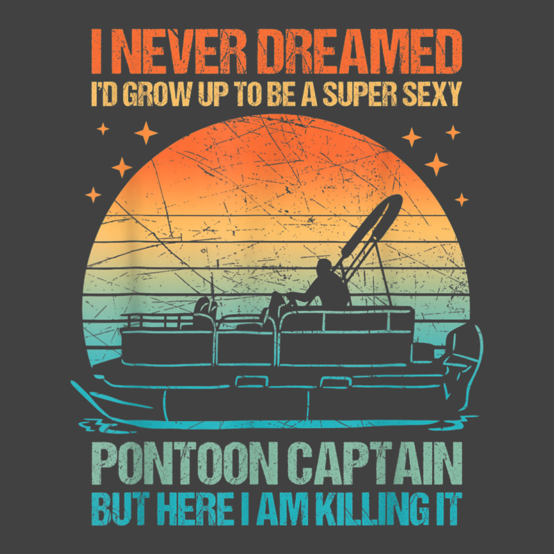 Boat Stuff Captain Funny Pontoon Boating Lake Ship T Shirt Vintage T-shirt | Artistshot