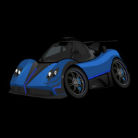 Pagani Zonda (blue) Cropped Hoodie | Artistshot