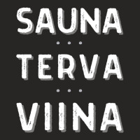 Terva Sauna Viina By Edmund Ladies Fitted T-shirt | Artistshot