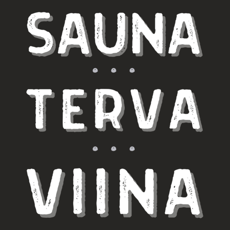 Terva Sauna Viina By Edmund Ladies Fitted T-Shirt by STEVEHICKS | Artistshot