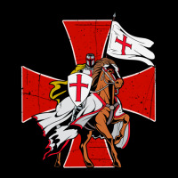 Knights Templar Crusader Medieval V-neck Tee | Artistshot