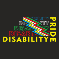 Disability Pride Flag July Supporter Disabled Pride T Shirt Ladies Fitted T-shirt | Artistshot