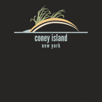 New York Beach Souvenir   Coney Island T Shirt Ladies Fitted T-shirt | Artistshot